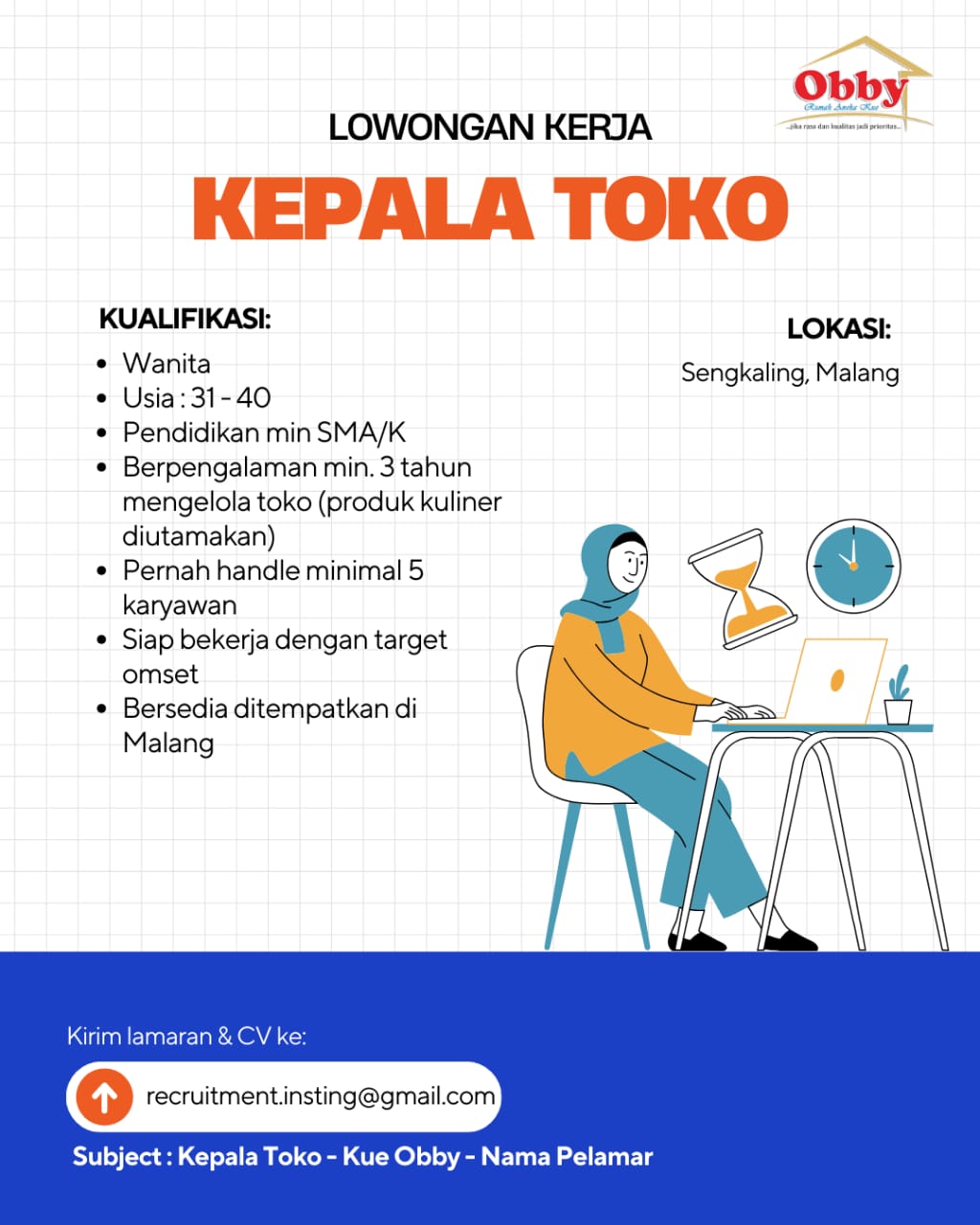 Kepala Toko - Obby - Info Loker Malang